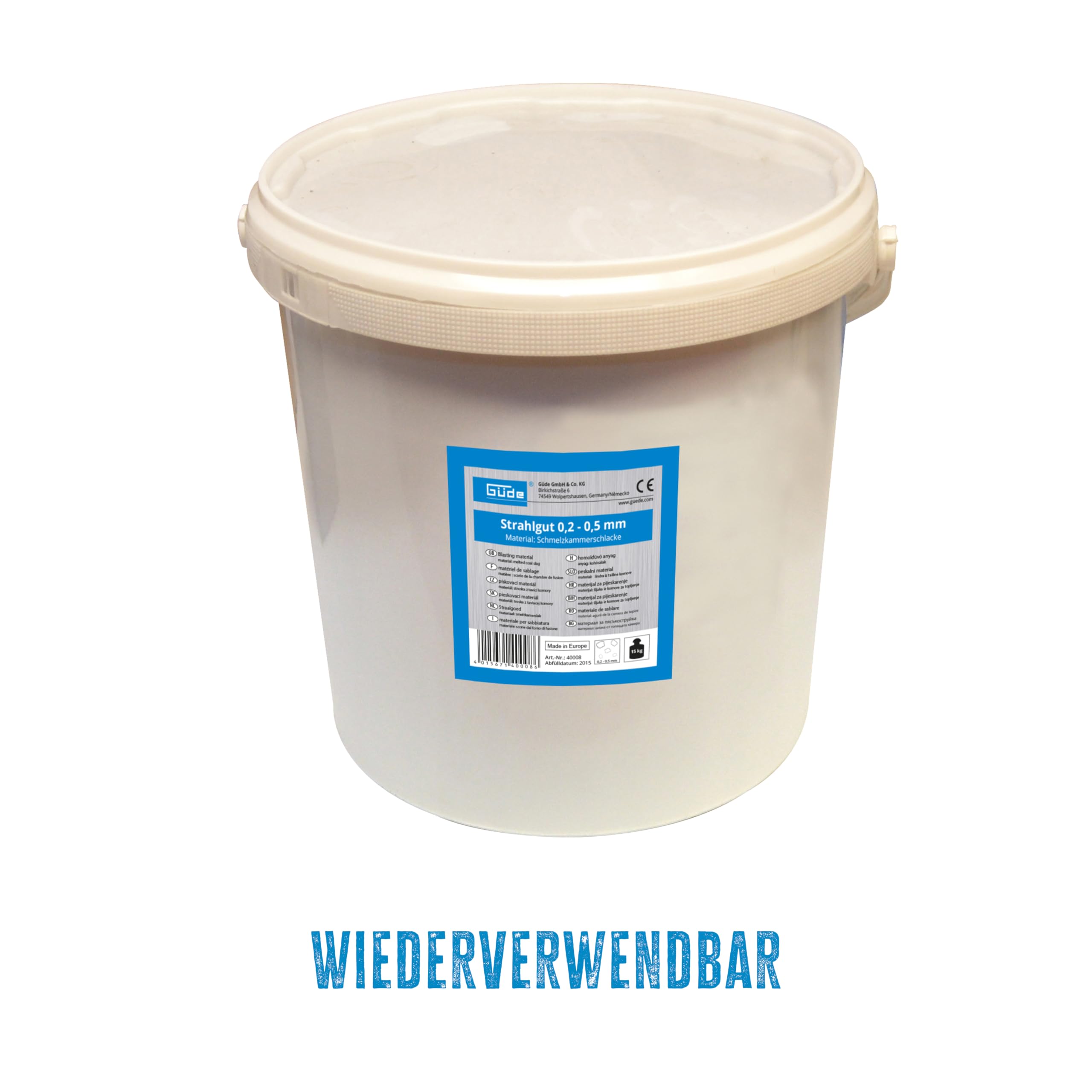 Güde 40008 0,2 – 0,5 mm 15 kg strumieni, czarny