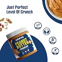 Heeva Classic Crunchy Peanut Butter, 100% Roasted Peanuts 2kg, (1kg, Pack of 2), Fresh Peanut, 26 g Protein, Gluten Free, Cholesterol Free, High Fibre, GMO Free, Suitable for Vegan gallery image