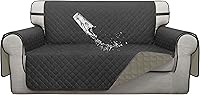 Vista 72 de ISSUNTEX Fundas de Sofá de Doble Protección 100% Impermeables para Sala de Estar, Fundas de Sofá para Sofá de 3 Cojines, Protector de Muebles