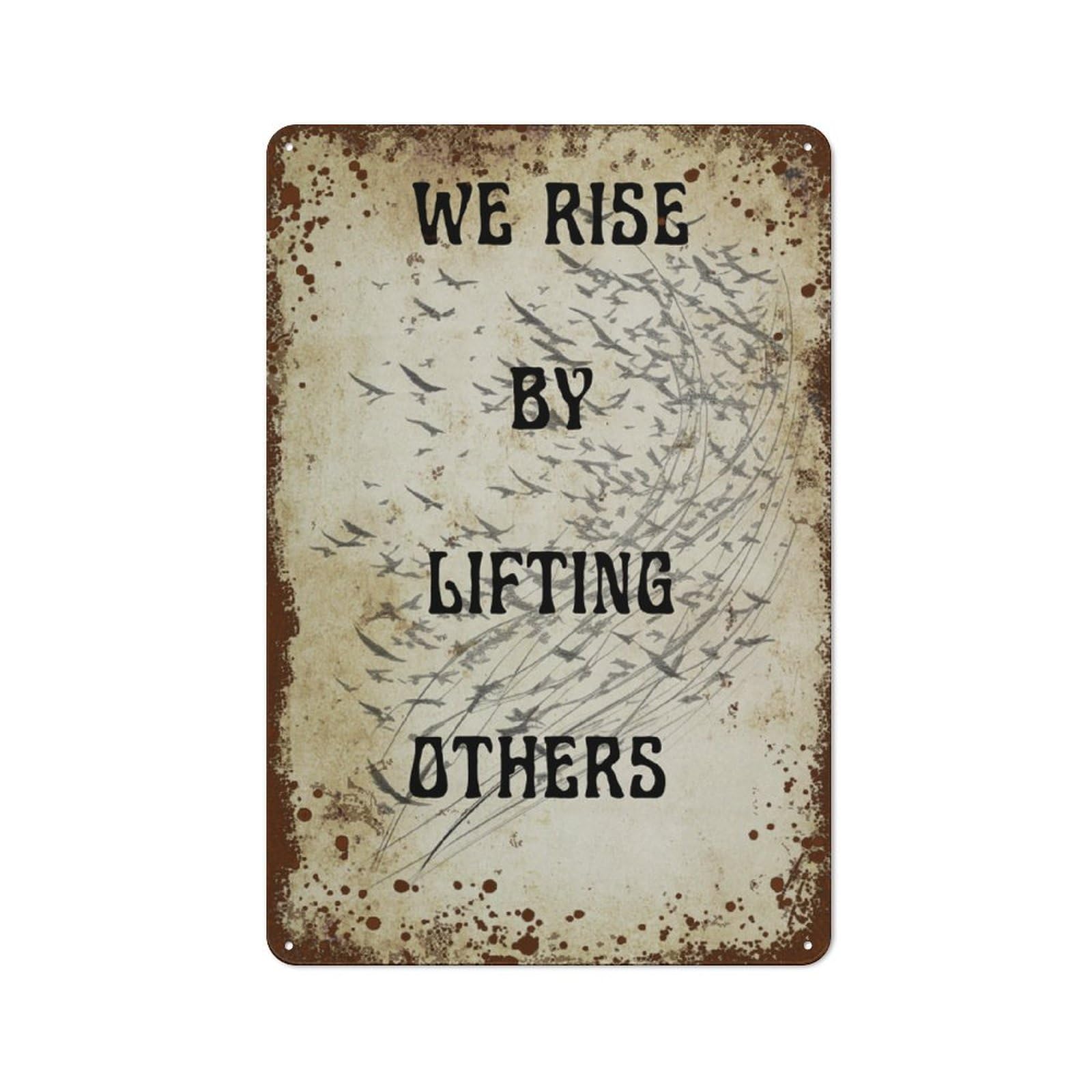 Kwqdozf Style-9 8X12 Inch We Rise By Lifting Others 5.5X8 In