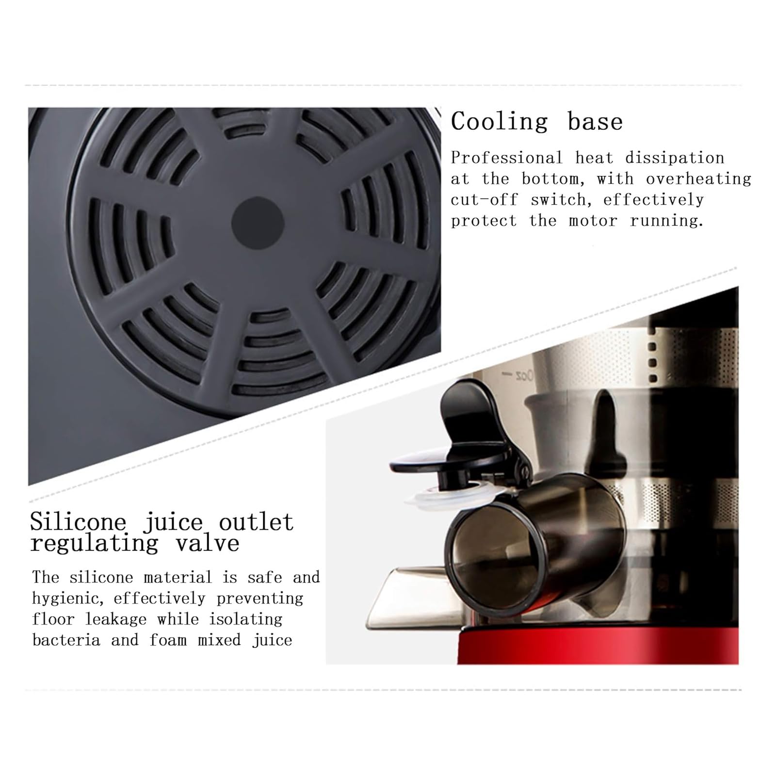 Spremiagrumi Spremiagrumi Centrifugo Estrattore Di Succo Di Frutta E Verdura Intera Acciaio Inossidabile Facile Da Pulire Spremiagrumi A Freddo 55 Db Spremiagrumi Da Masticare Lento Silenzioso 150 W