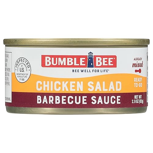 Miniatura 8 de Bumble Bee Snack on the Run - Kit de ensalada de pollo con galletas saladas, 3.5 onzas (paquete de 12)  Listo para comer, cuchara incluida,