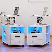 Vista 13 de HNEBC Mesita de noche con cajones 9603/91033