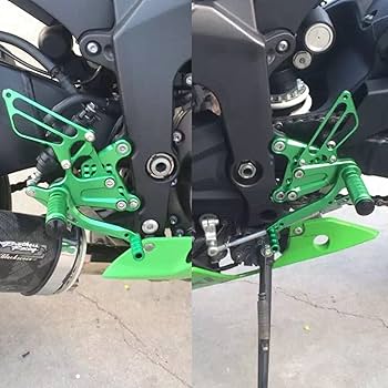 Amazon.com: CNC ZX6R 09-20 Motorcycle Adjustable Rearsets Foot