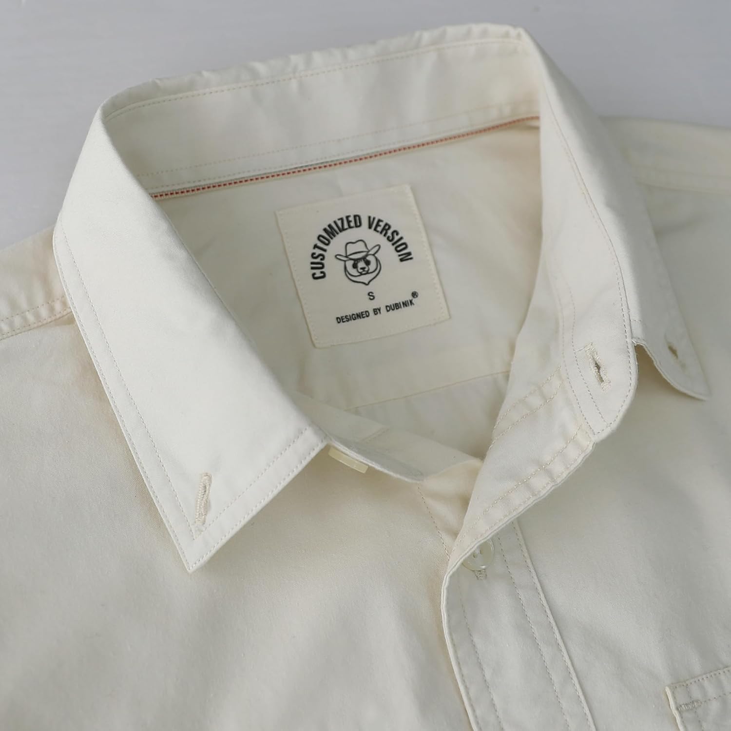 Dubinik® Mens Long Sleeve Button Down Shirts Casual Plaid Shirt with Practical Double Pockets Comfortable and Soft - Image 3