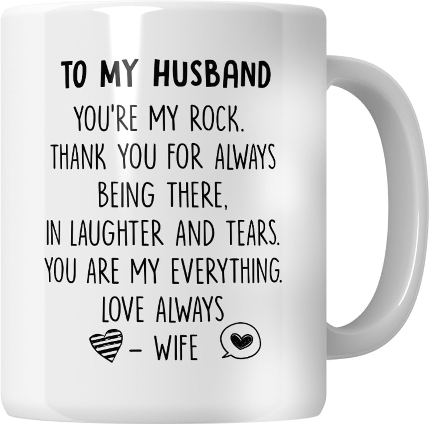 Whizguide Husband, You're The Rock 11oz Mug Ultimate Husband Mug