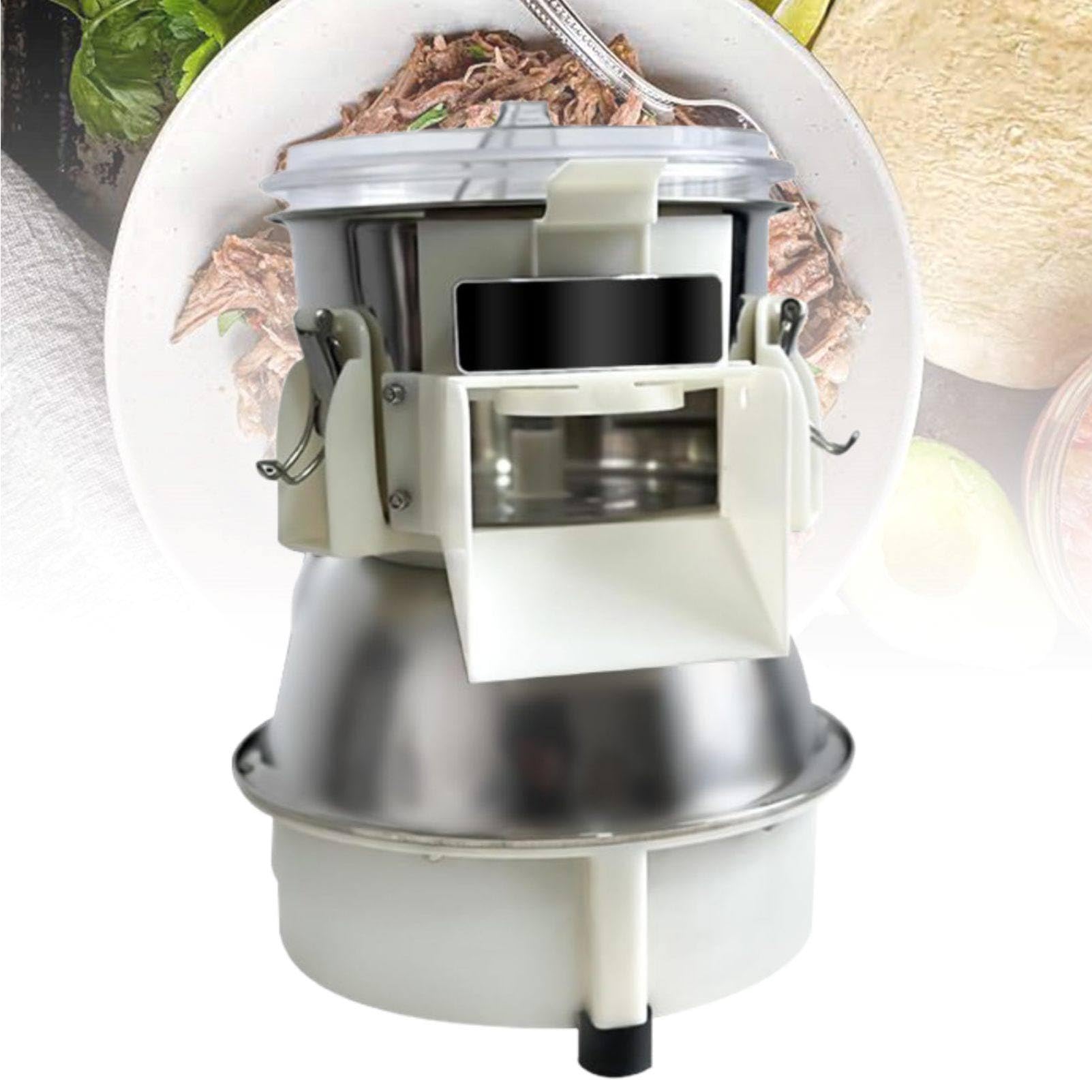 MhWrughts Commercial Chicken Shredder Tool, Electric Chicken Breast Shredding Machine 180W, Uniform Meat Fiber Shredder for Meal Prep, Restaurants & Central Kitchens
