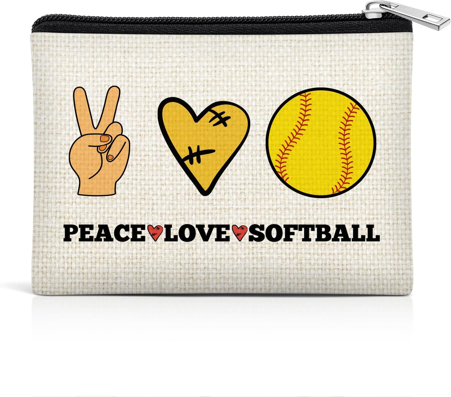 Softball Gifts for Women Softball Coin Purse Softballs Accessories for Girls Women Player Coaches Niece Graduation Christmas Valentines Birthday Gifts for Softballs Lovers Team Friends Coin Pouch