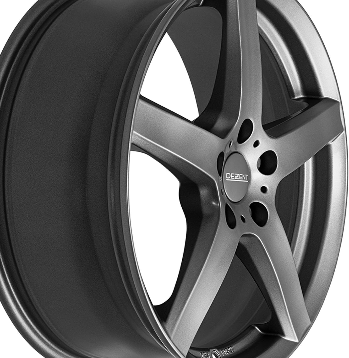 4x Dezent alloy rims TY graphite 7.0Jx17 ET40 5x112 compatible with Aiways U5
