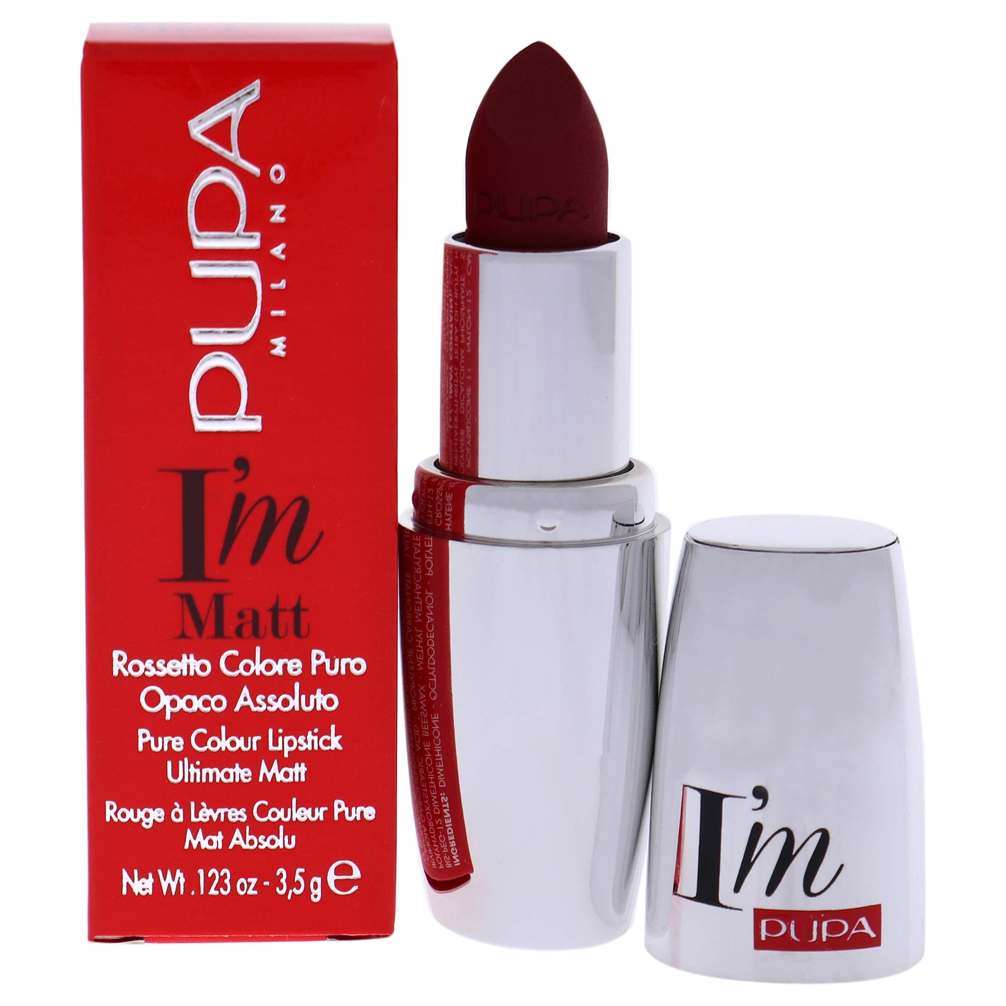 PUPA MILANO Lipstick Irresistible Burgundy (Matte)-image-45