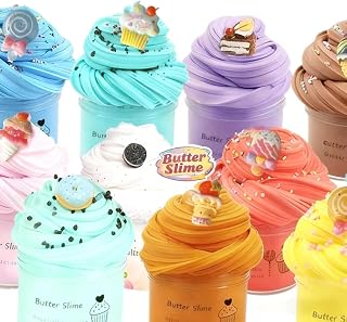 Super Clay Slime DIY Softs,Squishy Clay Scented Slimes Sensory Clays,Supers Clays Slime DIY Softs and Squishy for Girls and Boys (12 Pcs-b)