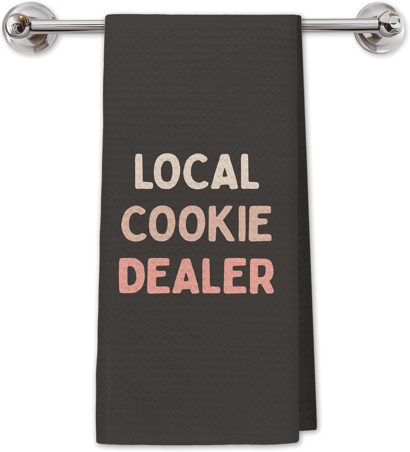 Local Cookie Dealer Kitchen Towels, Cookie Lover Baker Gifts Dish Tea Towels for Kitchen Decor, Retro Bakery Baking Decorative Hand Towels, 16x24 Inch