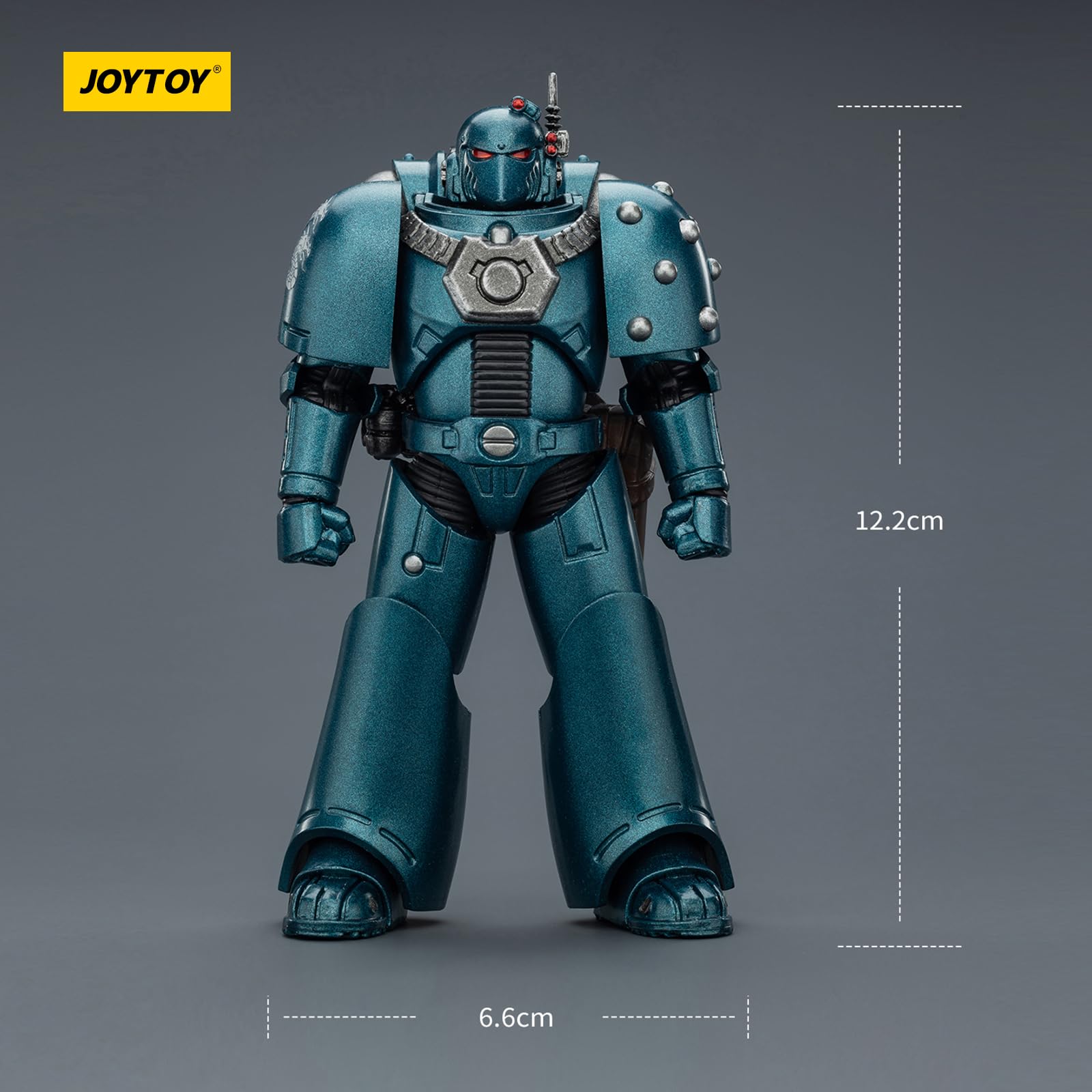 JOYTOY Warhammer 40k Horus Heresy, Alpha Legion MKVI Tactical Legionary 1/18 Figurine d'action à collectionner et à afficher