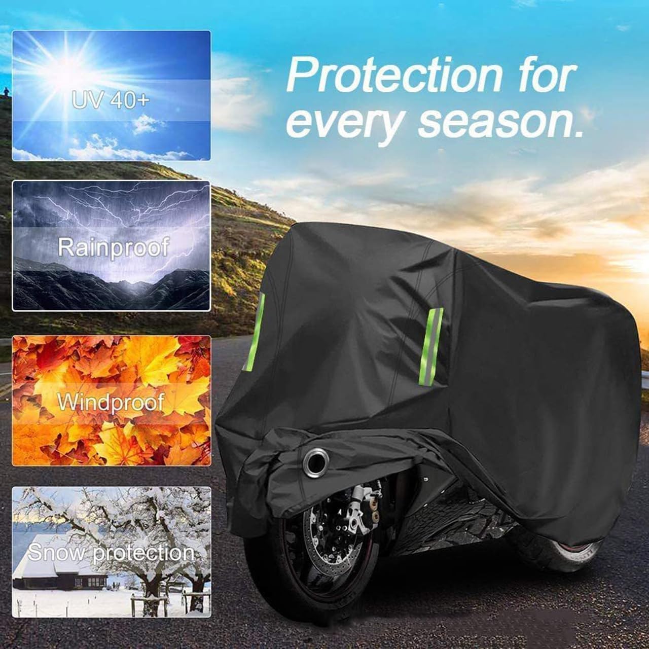 GREB Telo Coprimoto per Ducati ST4 1999-2020 2021 2022 2023 2024 2025, Telo Coprimoto Copertura Motociclo Copri da Esterno Impermeabile Antipolvere Protezione Accessori