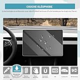 CDEFG Compatible with Tesla Model Y Juniper 2025/Model 3 2024 2025 Highland 15.4 + 8 Inches Navigation and Instrument Panel Tempered Glass Screen Protector Film Model Y Juniper 2025 Accessories 2PCS - 6