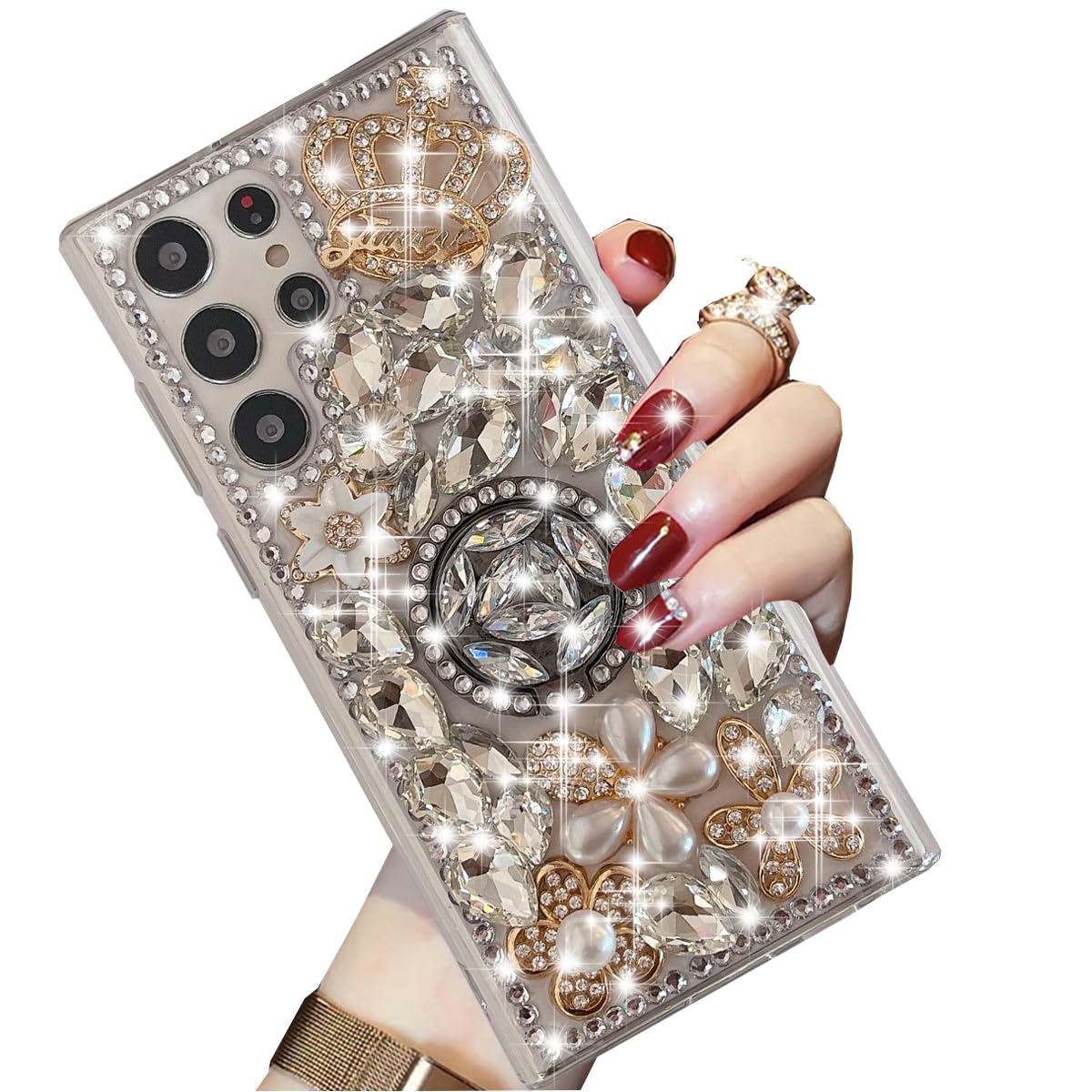 Amazon.com: Changjia for Samsung Galaxy S24 Ultra Glitter Case