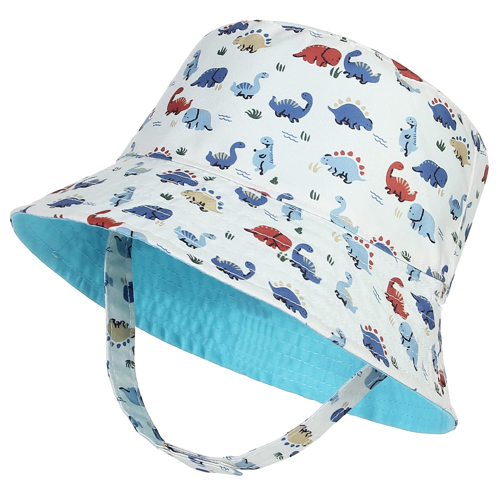 GEMVIE Sombrero Playa Bebe ala Ancha Protege Sol Verano Niña Gorra Viaje/Aire Libre,Estampado Floral Pescador Sombrero