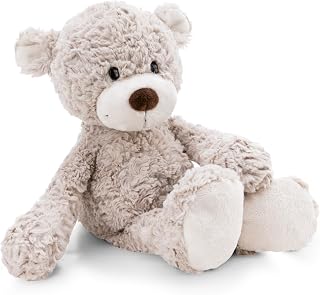 NICI Kuscheltier Bär Finni 25cm - grau - Weiches Plüschtier – niedliches Stofftier zum Kuscheln & Spielen – tolle Geschenkidee für Kinder & Erwachsene | 62313
