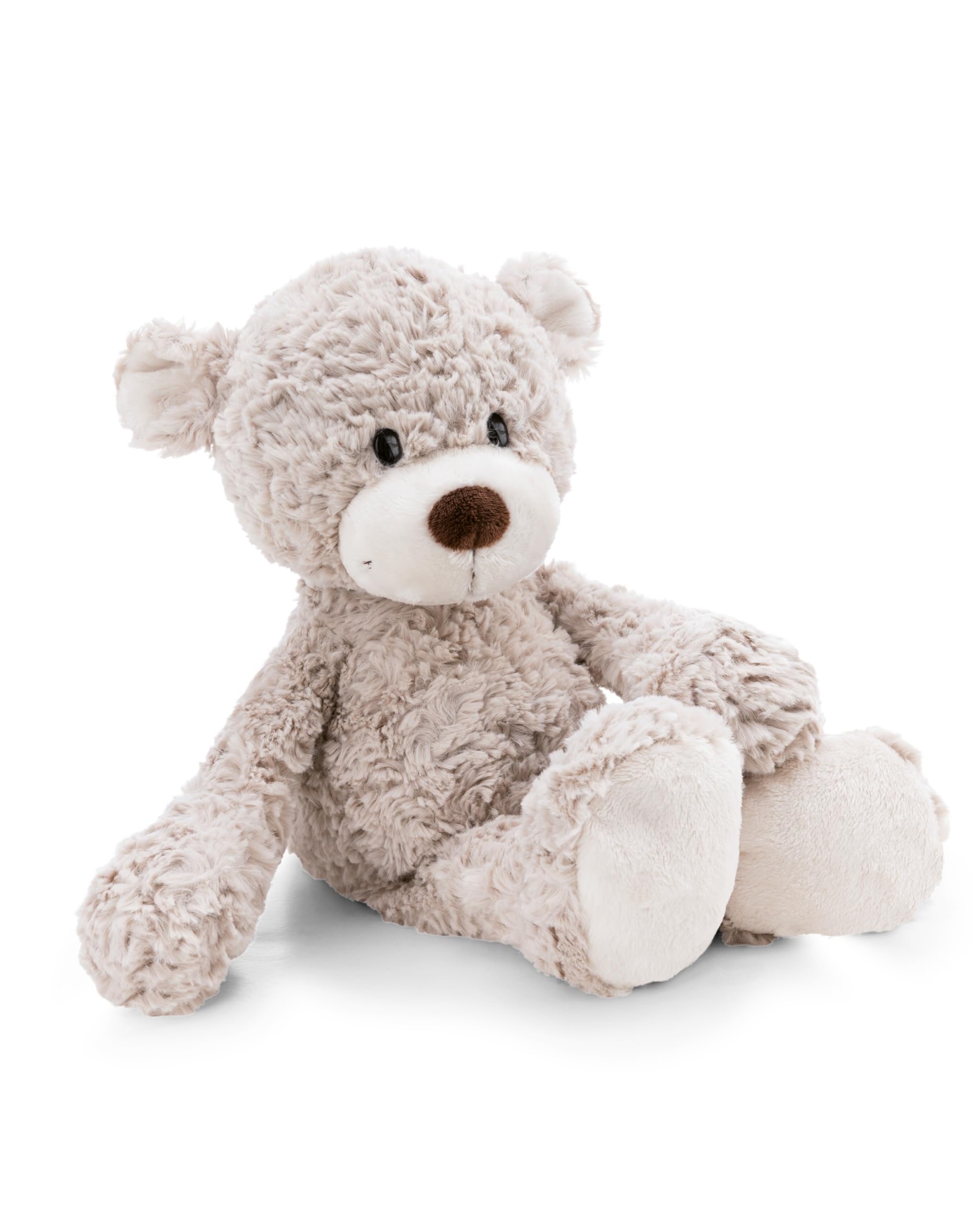 NICI Cuddly Toy Bear Finni 25 cm, Grey, Soft Plush Toy, Cute Stuffed Toy for Cuddling & Playing With, Great Gift Idea for Children and Adults - 62313