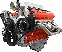 Vista 9 de ICT Billet LS - Kit de soporte de dirección asistida para camión resistente para reubicación de bomba Saginaw para vehículos de intercambio