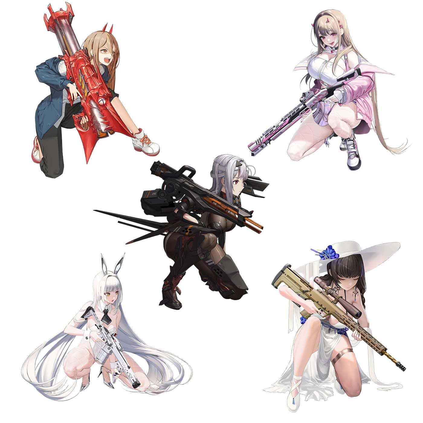 Amazon | 勝利の女神 ニケ アクスタ アクリルスタンド しゃがみ込む 