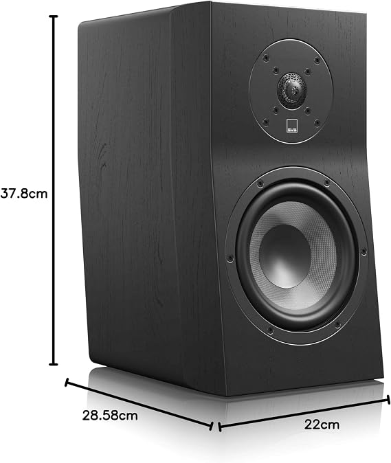 SVS Ultra Evolution Bookshelf Speakers - Pair (Black Oak)