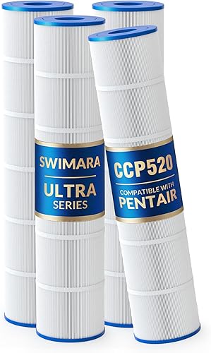 Miniatura 10 de Cartuchos de filtro de piscina CCP320 actualizados de 5 oz, compatibles con Pentair Clean & Clear Plus 320 (#160340), reemplaza OEM 178580, R173573