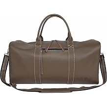 Herb Guard Real Leather Duffle Bag - Fully Smell Proof