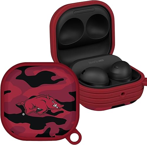 AFFINITY BANDS Arkansas Razorbacks Camo HDX - Funda compatible con Samsung Galaxy Buds Pro