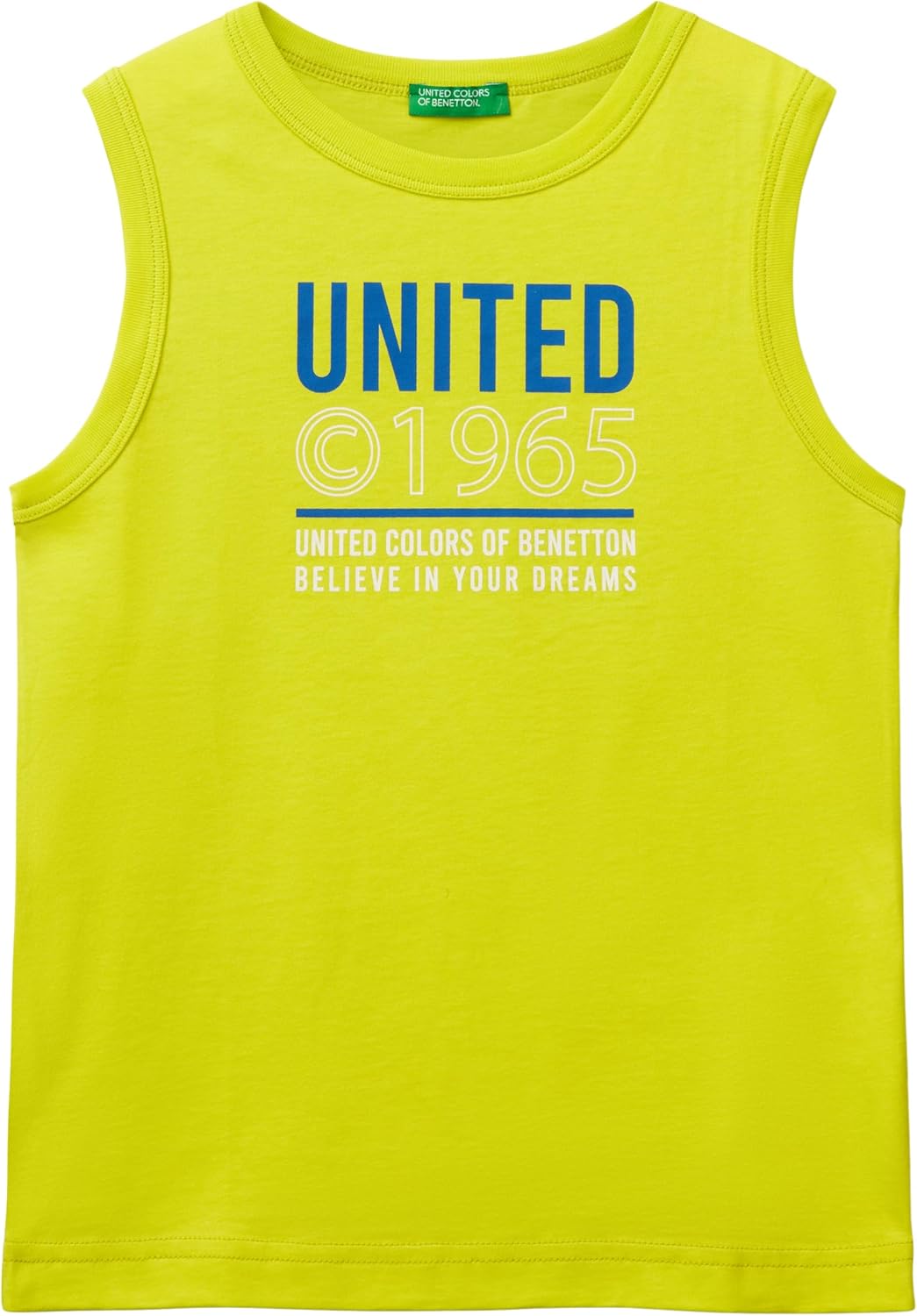 Canottiera United Colors Of Benetton Per Bambini - Cotone 100% Con Stampa Lettering - Foto 11