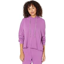 Michael Lauren Gorman Hoodie w/Rainbow Drawstring Amethyst XS
