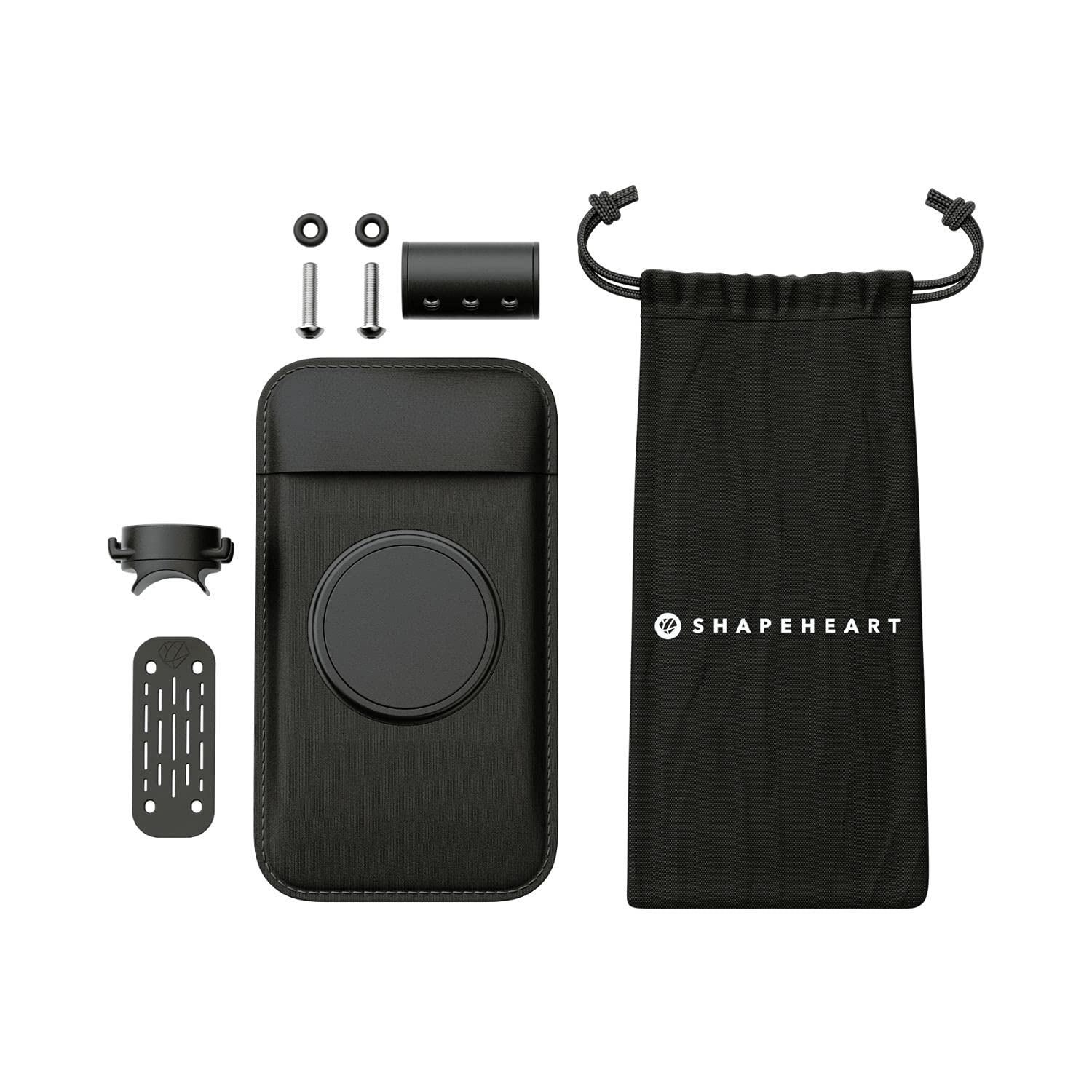 SHAPEHEART, Soporte movil magnético para maxi scooter. Universal, impermeable y antivibracion