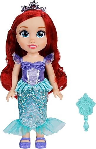 Miniatura 3 de Disney Princess My Friend Ariel Doll de 14 pulgadas de alto incluye traje extraíble, tiara, zapatos y cepillo