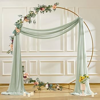 新品　JSELF Seer Decorative Wrappants&skirt Amazon.com: PARTISKY Wedding Arch Draping Fabric, 1 Panel 28