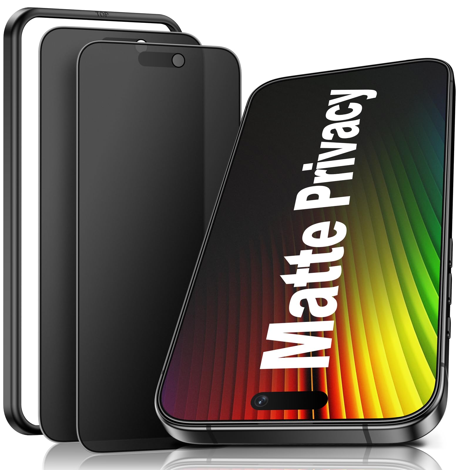 Ksleri 3 Pièces Verre Trempé Pour IPhone 17/16 Pro Anti