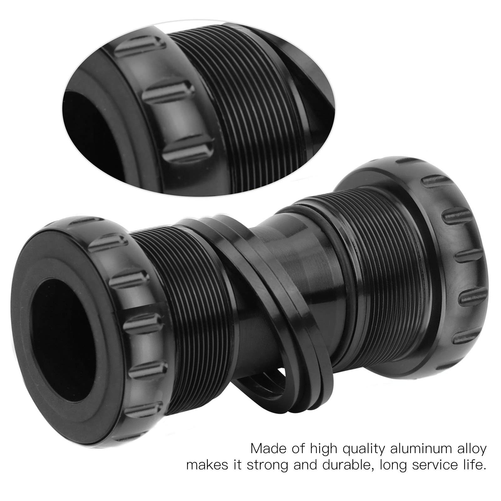 KIMISS Rower Górski ze Stopu Aluminium Ceramiczny Pusty Wspornik Dolny łożysko Mechanizmu Korbowego dla/RaceFace/ (BLACK)