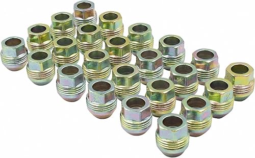 Wheel Accessories Parts 24 tuercas de llanta estilo OEM M14x1.5 14x1.5 rosca OEM 1.20 pulgadas de largo zinc amarillo 7/8 pulgadas hexagonal para
