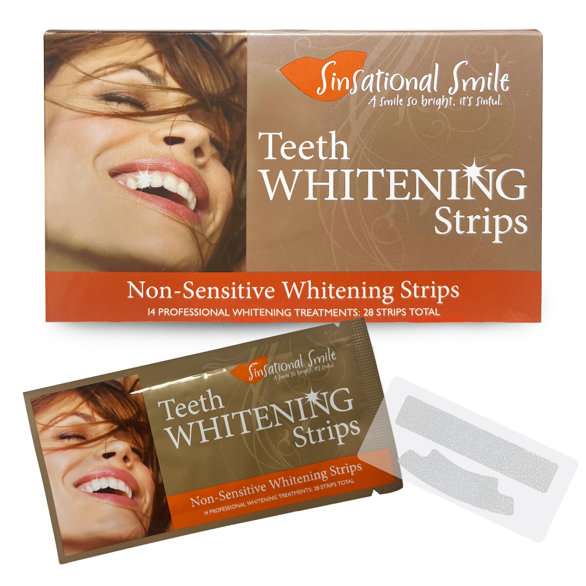 Teeth Whitening Strips 28 Whitening Strips 14 Treatments - Safe Fast Simple Effective Removes Stains No Sensitivity Enamel