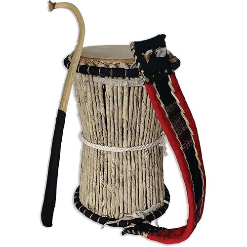 Traditional African Talking Drum (Traditional Nigerian Percussion Instrument) | 11" | Gángan | Kalangu |