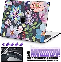 Vista 8 de Teryeefi para MacBook Pro Funda de 13 pulgadas 2022 2021 2020-2016 A2338 M2/M1 A2251 A2289 A2159 A1989 A1706, Funda rígida transparente para laptop