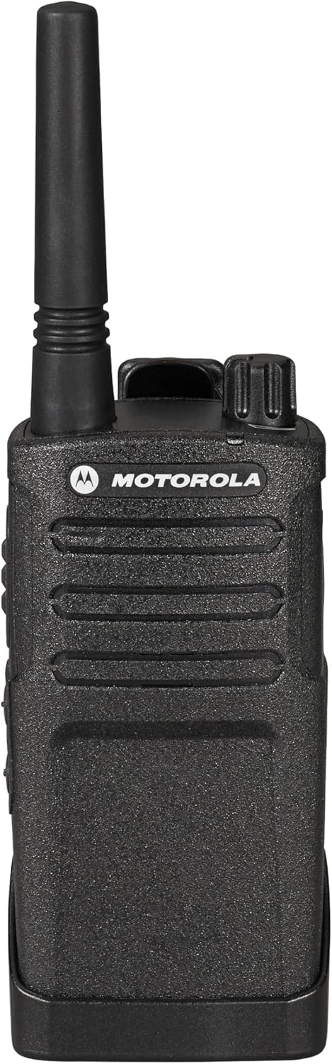 Runga view of Motorola RMU2040 radio showing power/volume knob and channel selector
