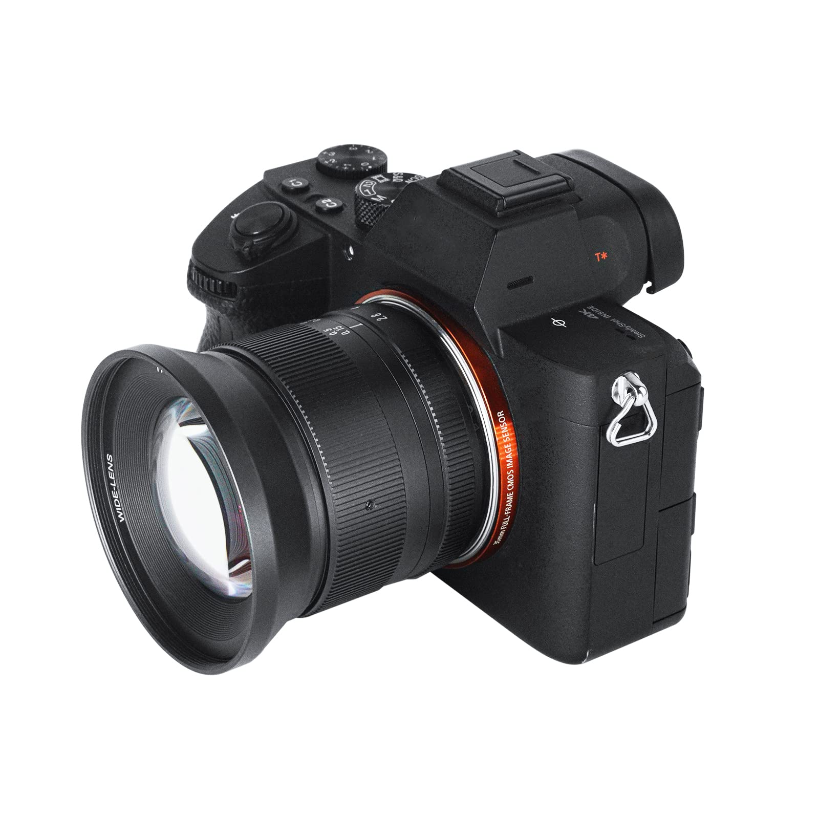 7Artisans - Lente de Enfoque Manual APS-C de 12 mm F2.8 Mark Ⅱ Ultra Gran Angular APS-C Compatible con cámaras Sony E-Mount Mirrorless A6500 A6300, Color Negro