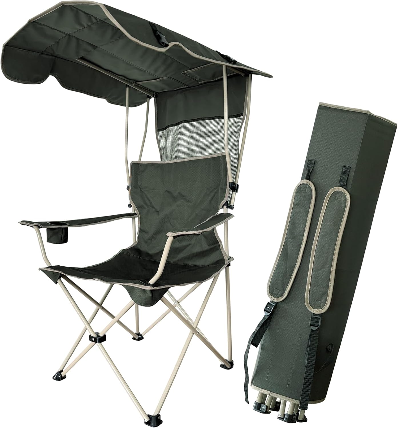 ワイド 難燃 キャンプ 椅子 コンパクト 折りたたみ 肩掛け式収納 イス