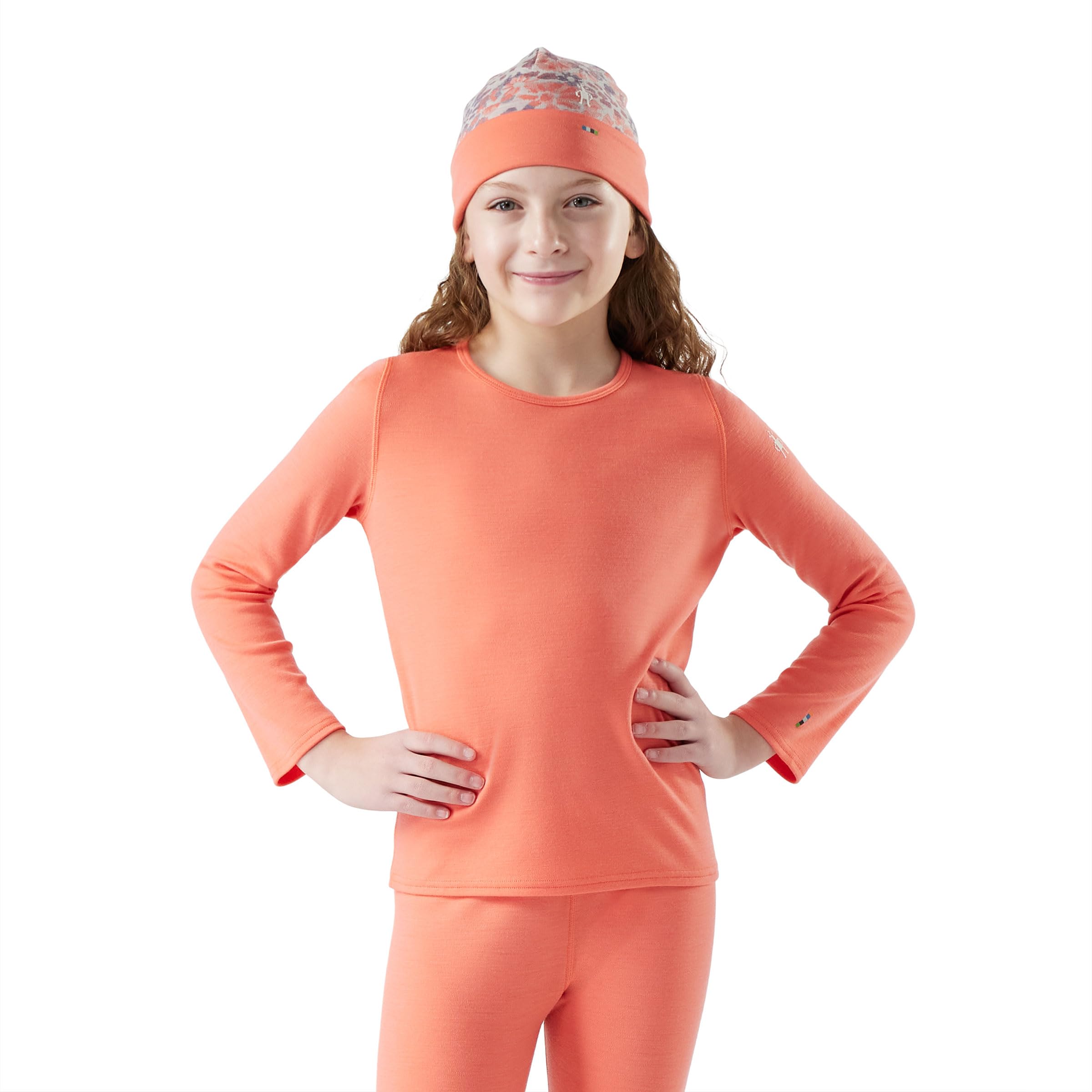 Smartwool Kid's Classic Thermal Merino Base Layer Crew for Boys and Girls