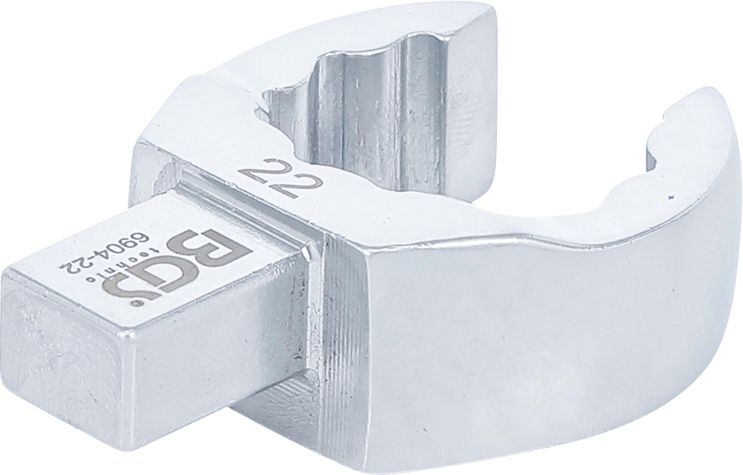 BGS 6904-22 | Klucz wtykowy oczkowy | otwarty | 22 mm | mocowanie 9 x 12 mm
