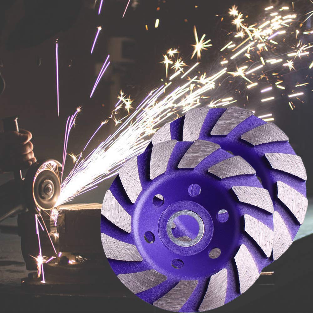 Diamentowa tarcza garnkowa, diamentowa tarcza szlifierska 4" 100 mm 1 szt. Diamentowa tarcza szlifierska w kształcie misy, beton, granit, kamień, ceramiczny kawałek tarczy, elektronarzędzia