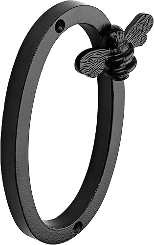 Brass bee Número de casa con diseño de abeja, placa moderna de números de puerta de 5 pulgadas, números de dirección de casa de calle, metal de