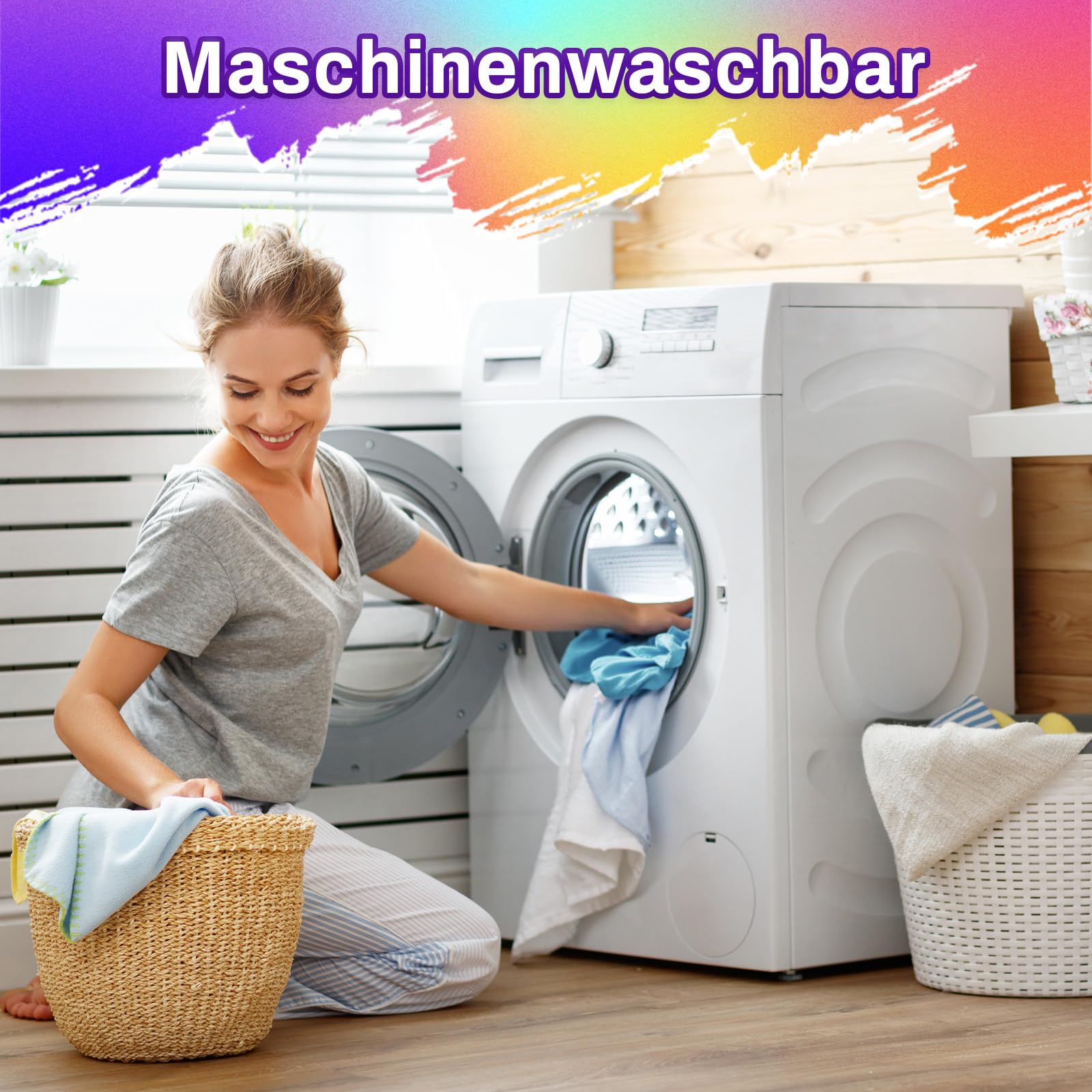 Gaming Teppich rutschfest Kristall-Samt Gamer Fußmatte, Spielkonsolen-Teppich, Neon Farben, Coole Deko für Jungen Teenager Schlafzimmer Wohnzimmer 120x160cm