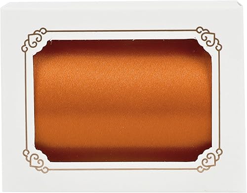 Vista 898 de MEEDEE Orange Satin Ribbon - 1.5 inch Double Faced Satin Ribbon, 50 Yards - Neon Tangerine - For Christmas, Thanksgiving, Halloween, Weddings