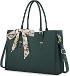 Sac portable pour femmes 15.6 inch Etanche Sac en cuir travail ordinateur portable sac pour bureau Voyage sac à main sac à épaule noir